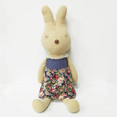 Personalized Stuffed Animals Flower Dress Rabbit Toys
