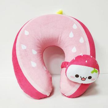 Cute Strawberry U-Shaped Head Pillow